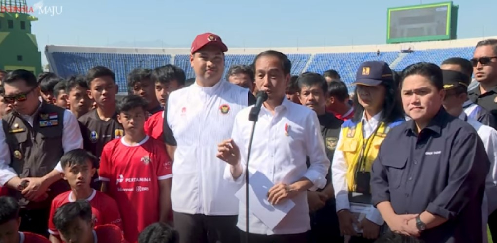 Jokowi Apresiasi PSSI yang Seleksi Pemain Timnas U-17