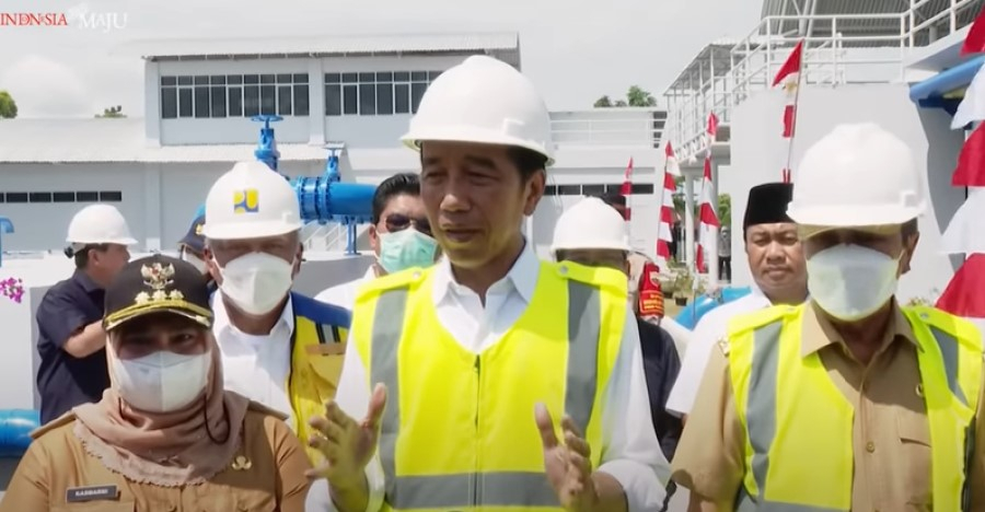 Layani Kebutuhan Air Bersih, Jokowi Resmikan SPAM Durolis