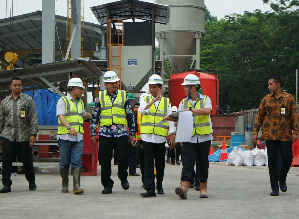 Jokowi Sebut MRT Sejarah Baru Bagi Transportasi Indonesia
