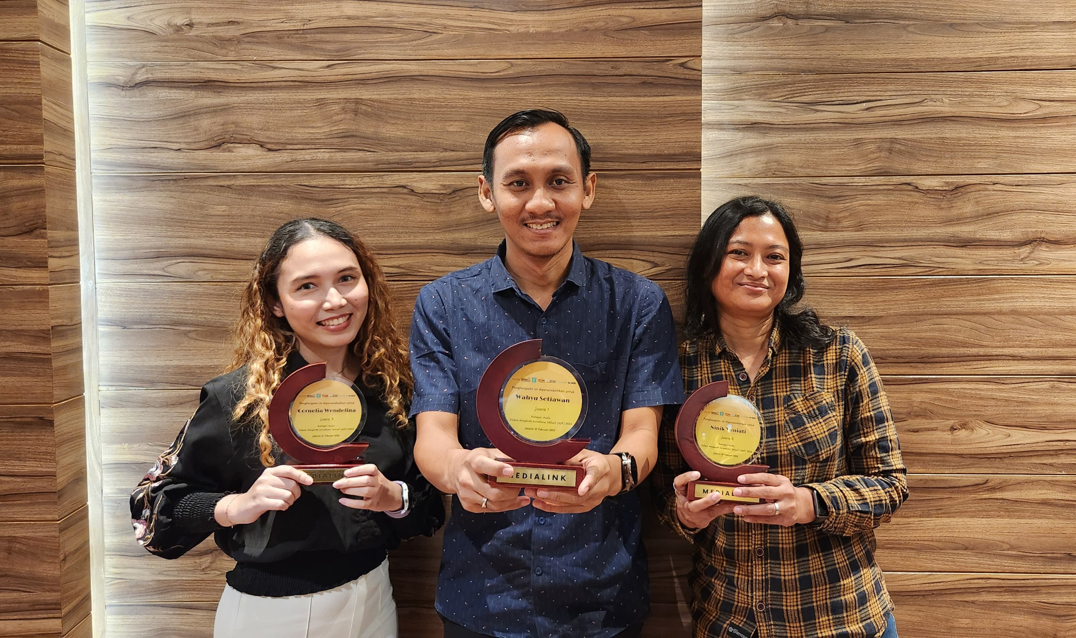 Tiga Jurnalis KBR Media Borong Penghargaan Anugerah Jurnalisme Inklusif (AJIF) 2025 Kategori Audio
