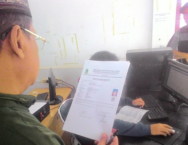 1503 Warga Rejang Lebong Gunakan KTP Sementara
