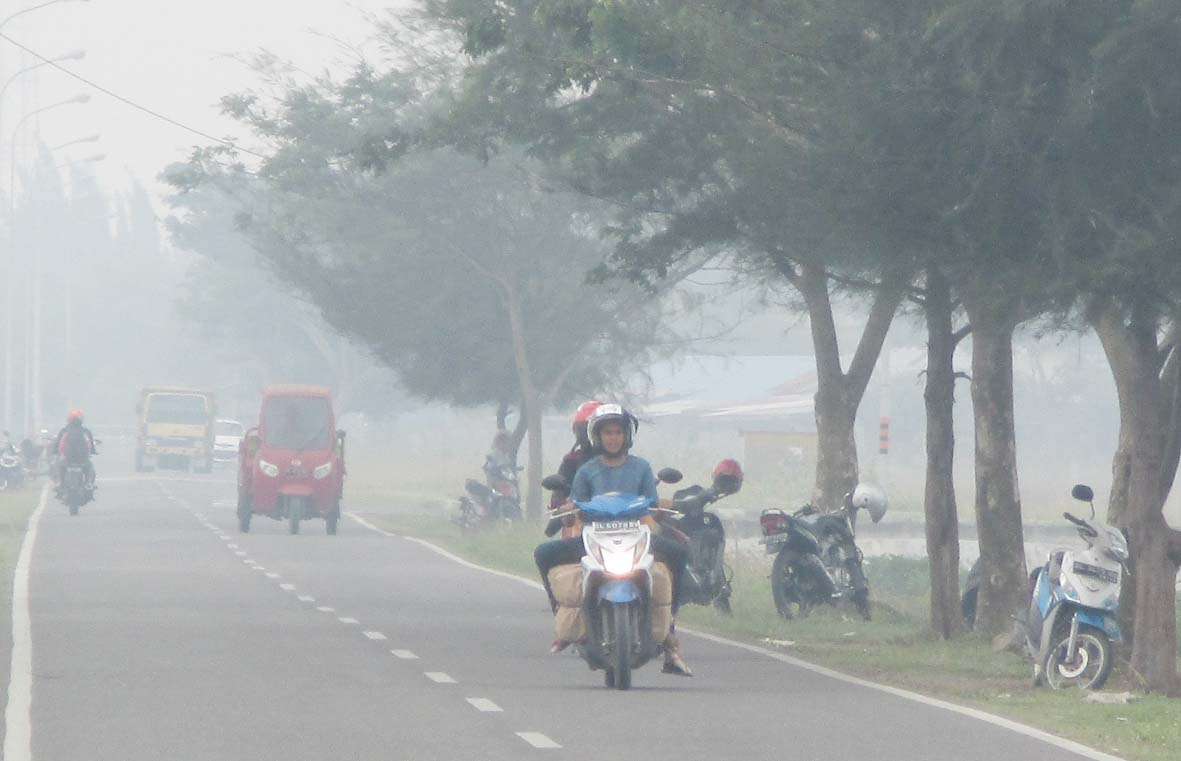 Kabut Asap, Bandara Malikussaleh Aceh Lumpuh Total