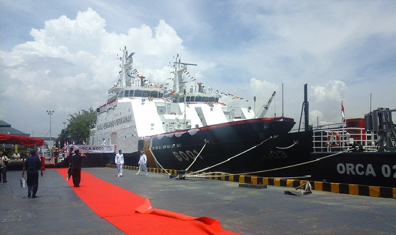 Menteri Susi Lepas Kapal Pengawas Perairan Natuna