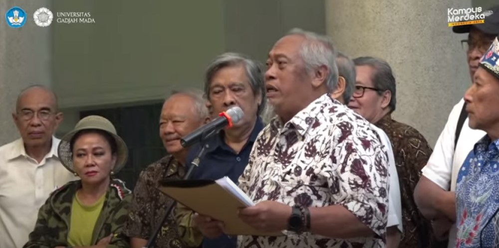 Petisi Bulaksumur Tuding Pemerintahan Presiden Joko Widodo Menyimpang