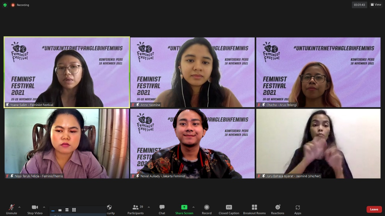Feminist Festival 2021: “Untuk Internet yang Lebih Feminis