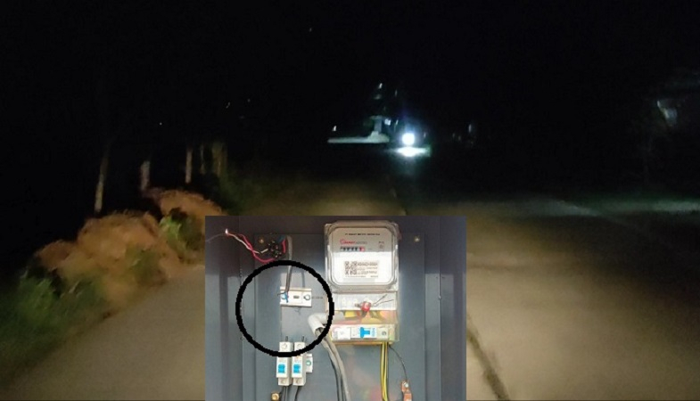 Meteran Listrik Dibobol, Jalan di Rembang Gelap Gulita