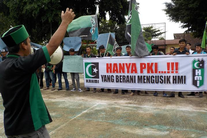 Massa HMI Tuntut Mundur Wakil Ketua KPK 