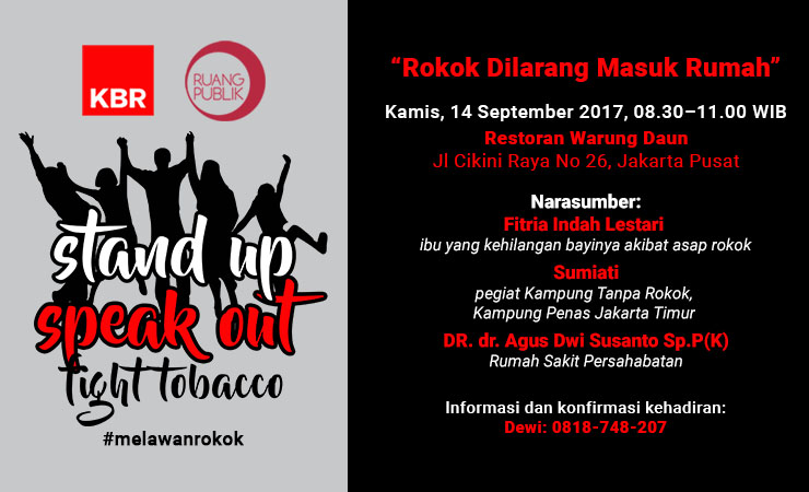 Rokok Dilarang Masuk Rumah