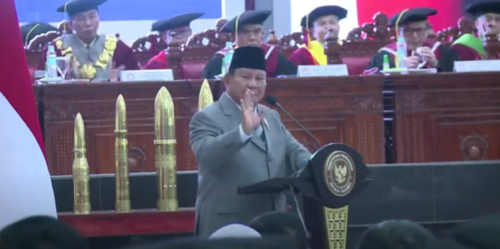 Menhan Prabowo Serukan Hindari Praktik Koncoisme