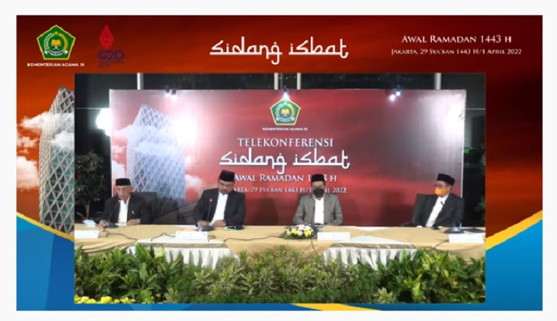 Pemerintah Tetapkan 1 Ramadan Jatuh pada Minggu 3 April 2022