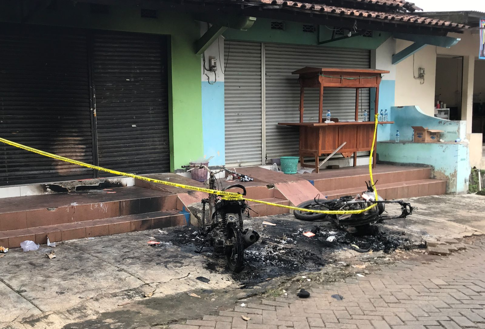 Dua Motor Mahasiswa Papua di Semarang Terbakar
