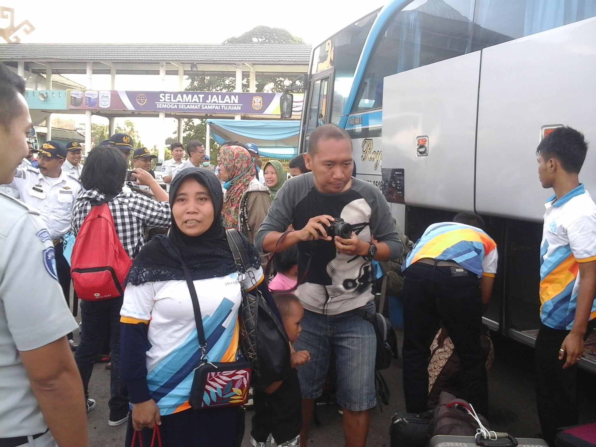 Mudik Dini, 250 Pemudik Gratis Jasa Raharja Tiba di Lampung