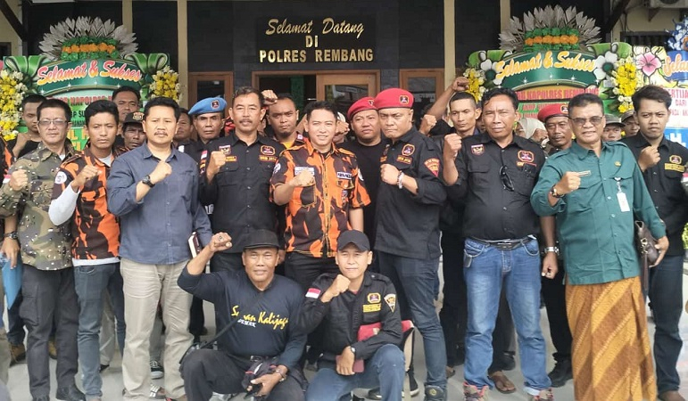 Polres Rembang Pertemukan Pemuda Pancasila dan GRIB Jaya, Cegah Bentrokan Meluas