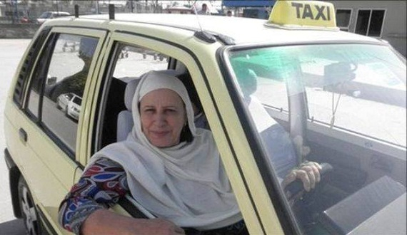Pakistan’s first female taxi driver to get back behind the wheel