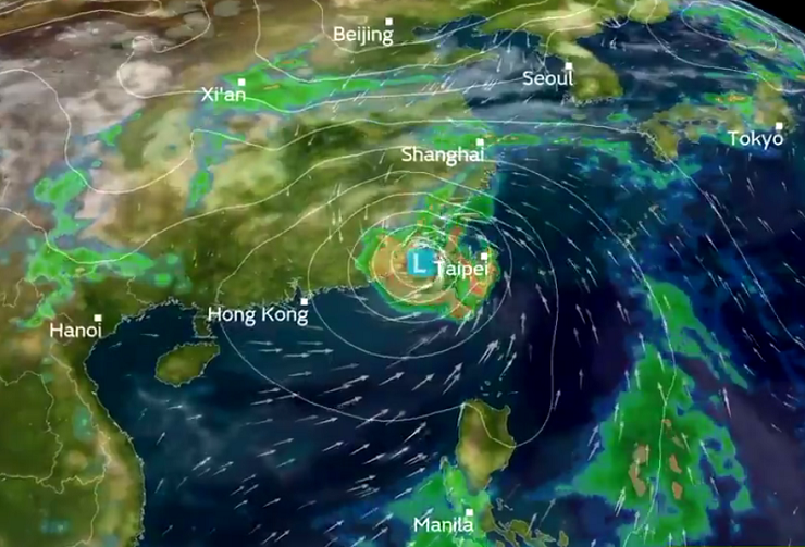 Badai Megi Picu Banjir & Longsor, Puluhan Orang di Tiongkok Hilang