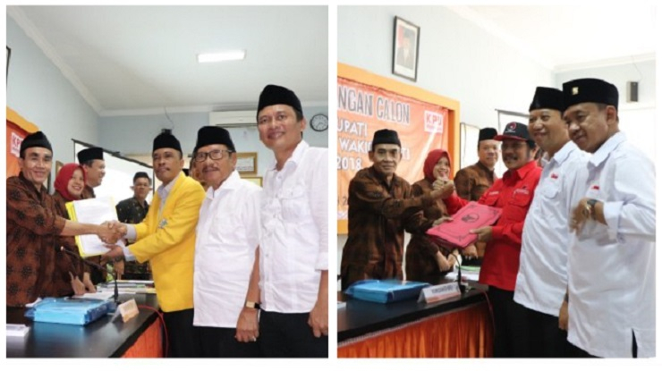 Mardjoko-Ahmad Kembali Bertarung di 'Leg Kedua' Pilkada Banyumas 2018