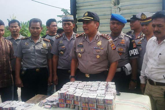 Polres Cirebon Kota Sita Jutaan Petasan