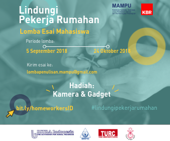 Lomba Menulis Esai serial Lindungi Pekerja Rumahan