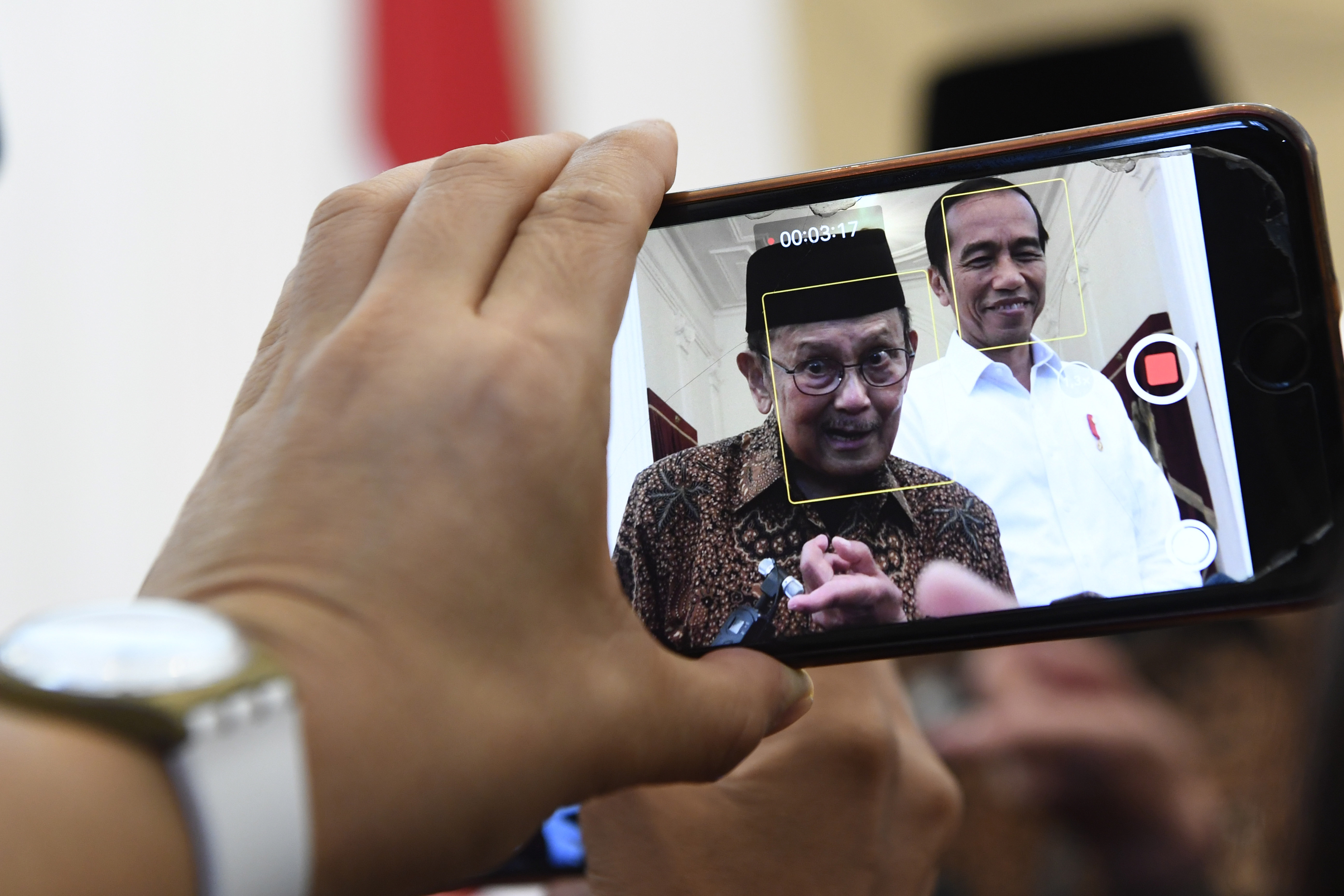 BJ Habibie Bantah Pemilu 2019 Serupa dengan 1998