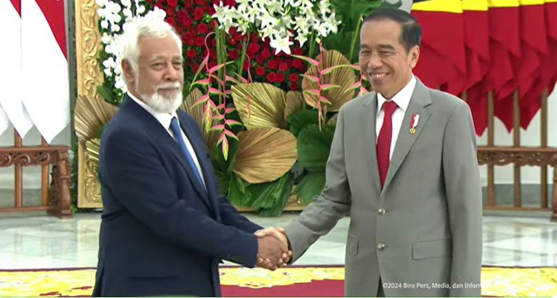 Terima Xanana, Presiden Jokowi Dorong Penyelesaian Batas Negara