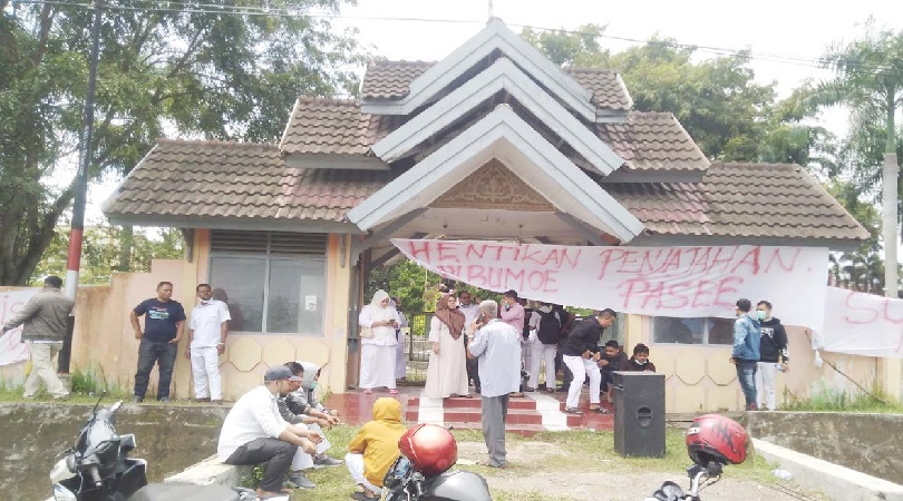 Ratusan Tenaga Kesehatan RSUD Aceh Utara Mogok Kerja