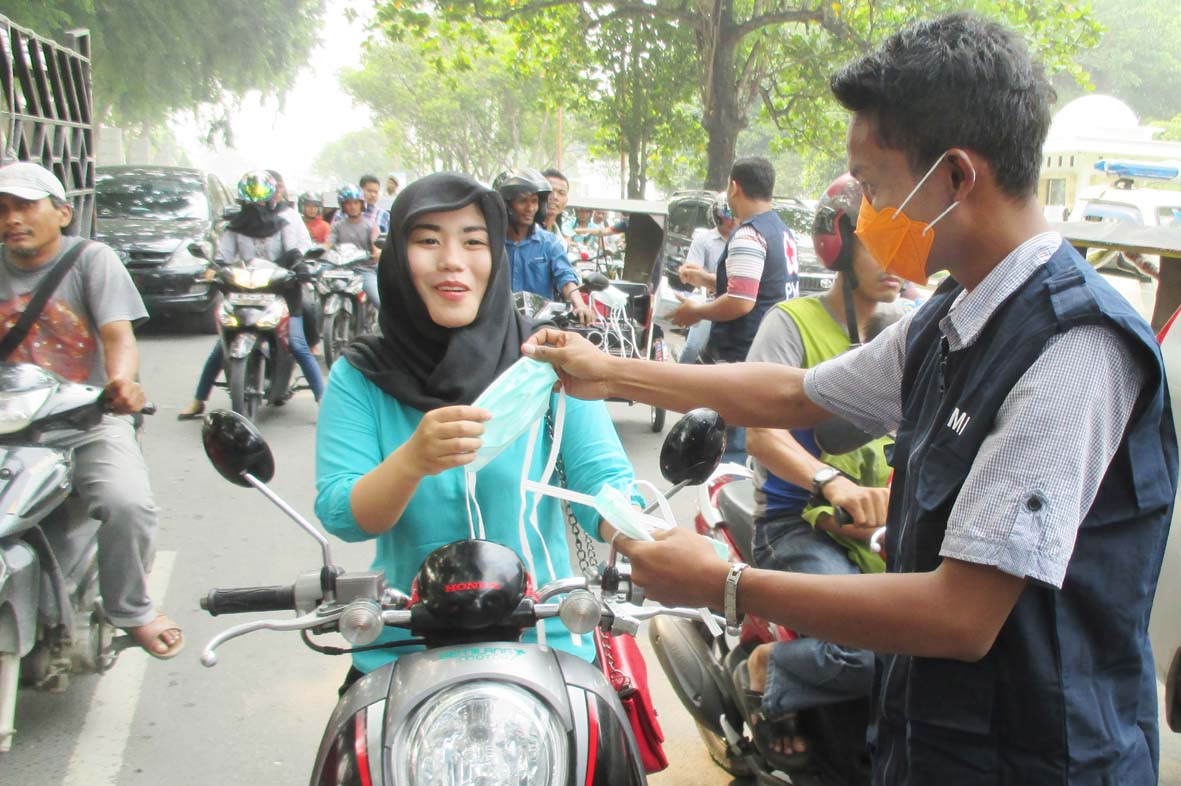 Kabut Asap di Lhokseumawe Makin Tebal