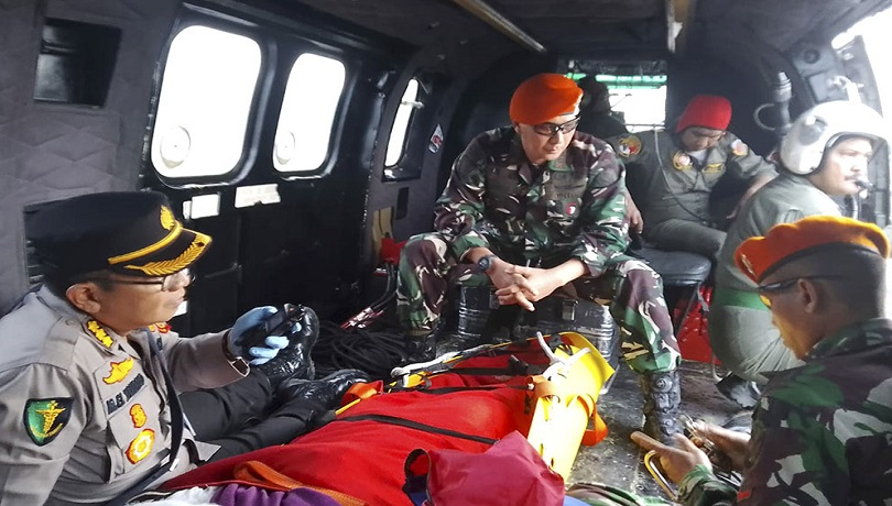 SAR Kopasgat Berhasil Evakuasi Korban Kecelakaan Helikopter di Jambi