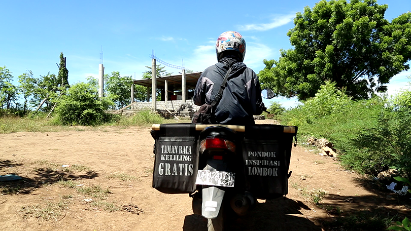 Safprada berniat terus keliling Lombok 