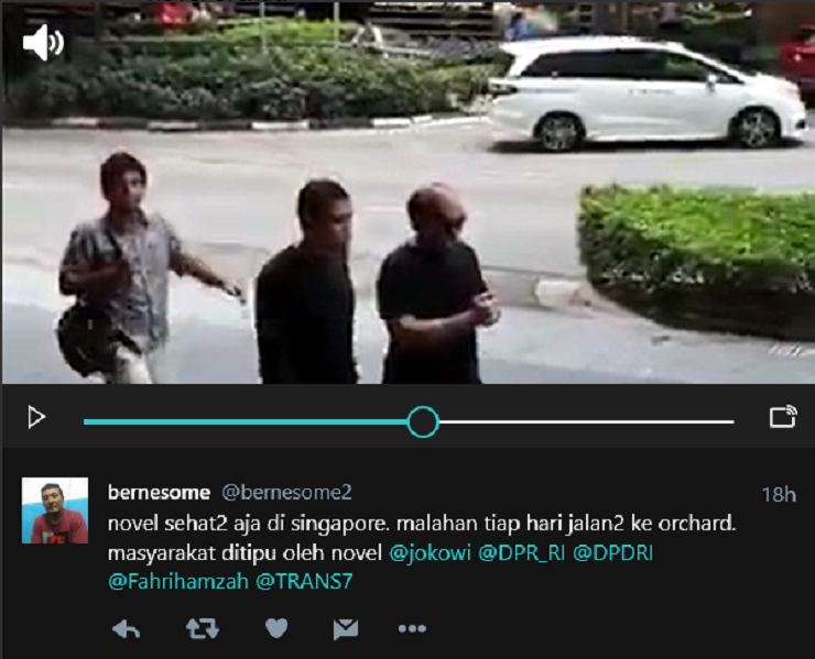 Fahri Hamzah Samakan Novel Baswedan dengan Koruptor BLBI yang Sembunyi di Singapura
