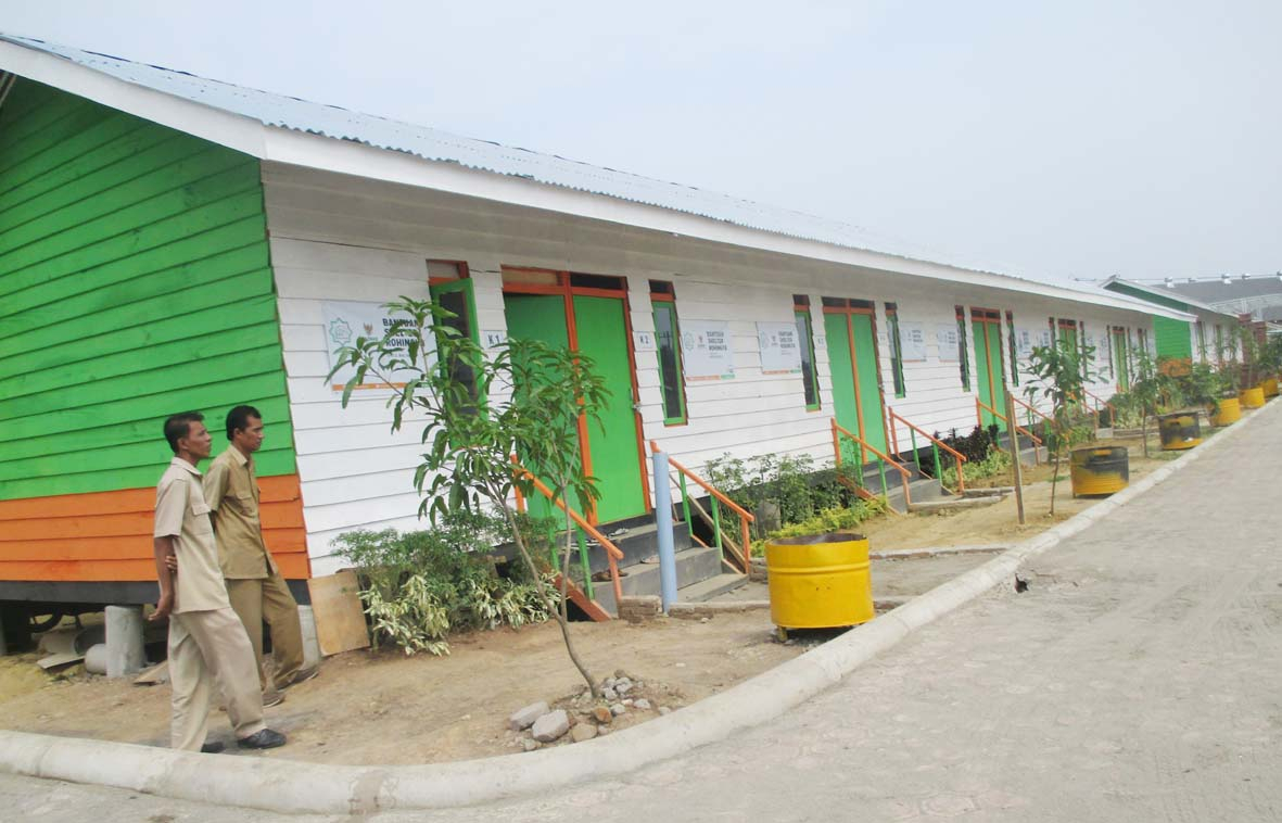 Tempat Penampungan Rohingnya di Aceh Utara Siap Ditempati