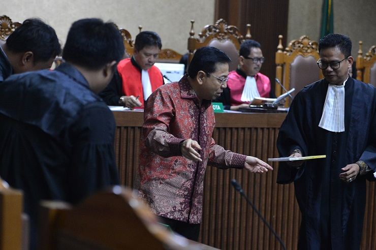 Pledoi Setnov, Mulai dari Penyangkalan hingga Minta Harta & Hak Politik Tak Dirampas