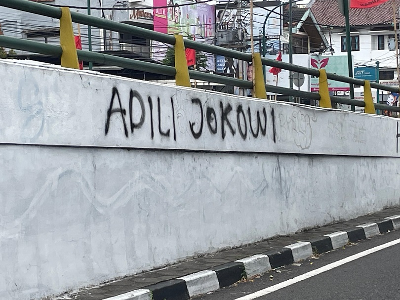 Polresta Yogyakarta Usut Maraknya Vandalisme Bertuliskan 'Adili Jokowi'