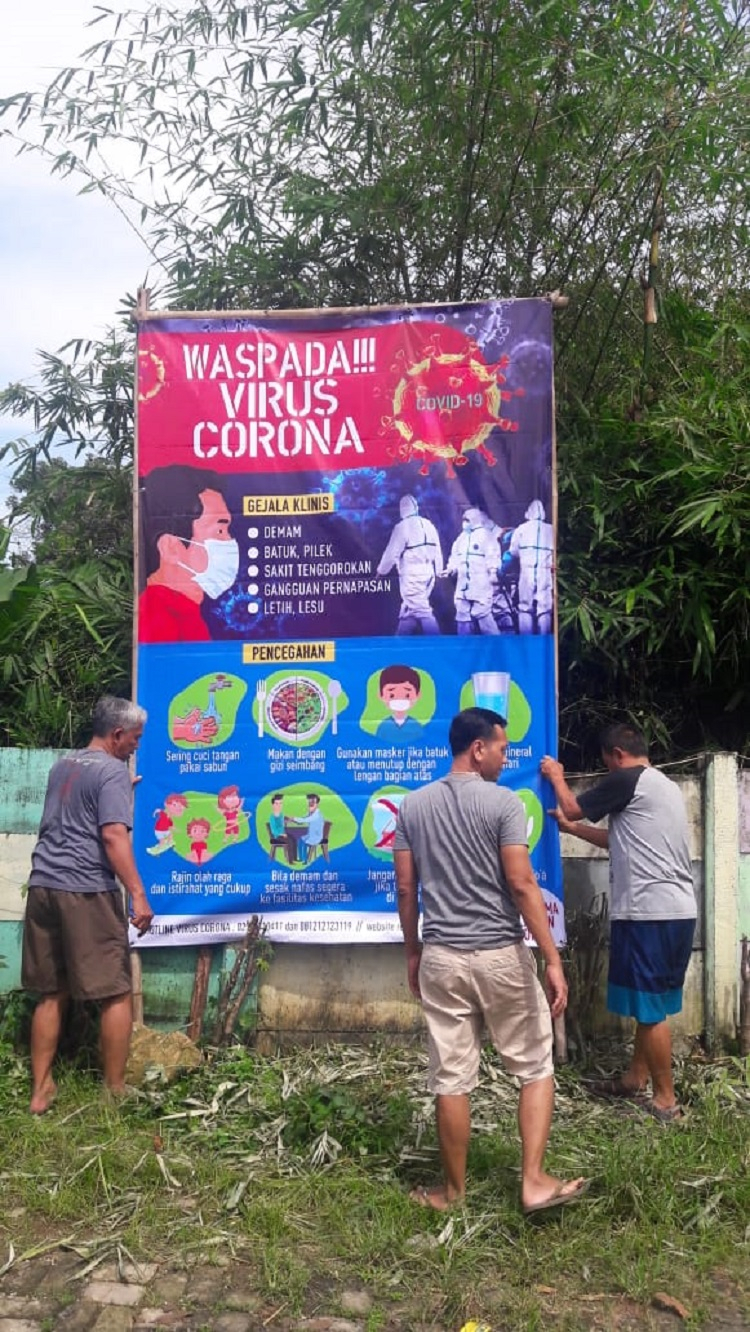 Warga Bekasi Cegah Mandiri Covid-19