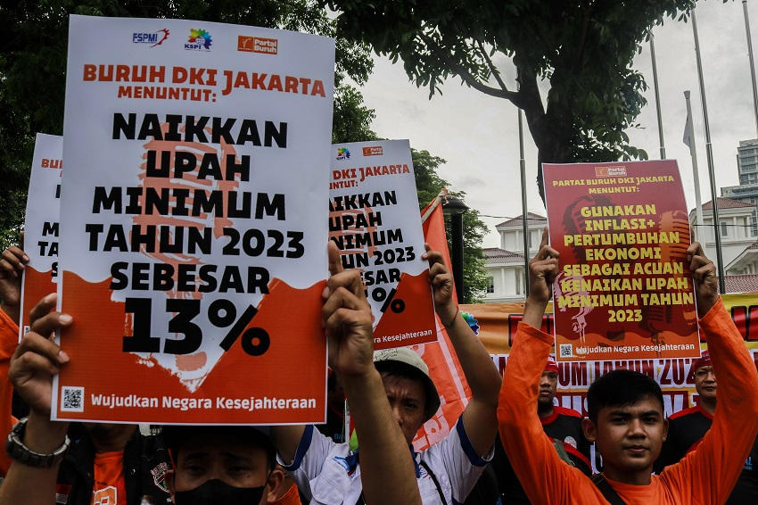 Buruh soal UMP 2023: Masih Jauh dari Harapan, Kadin Tolak Teken Penetapan