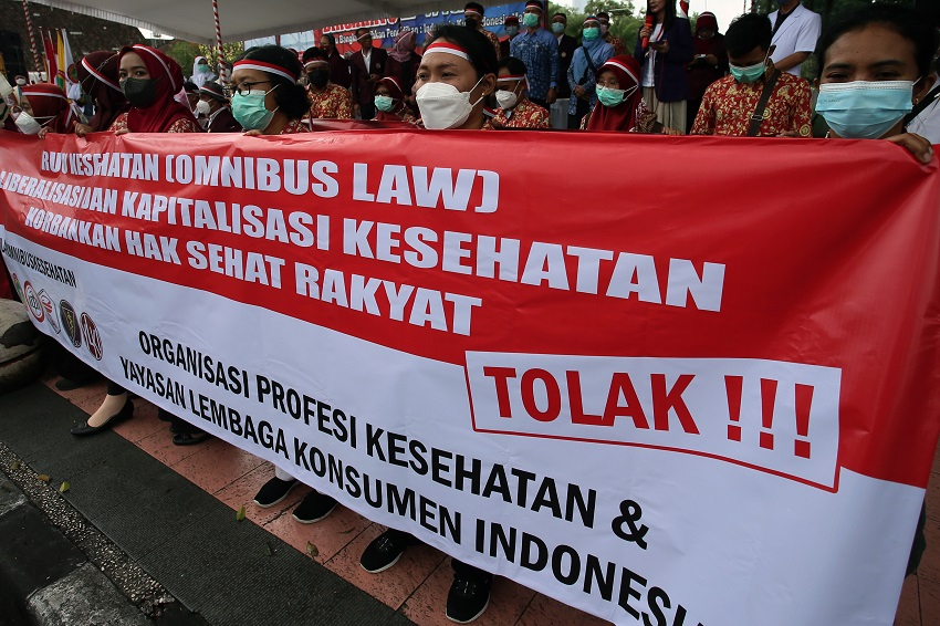 Aliansi Nakes Tolak RUU Omnibus Law Kesehatan Masuk Prolegnas 2023