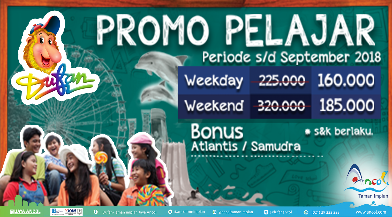 [Advertorial] Pelajar dan Mahasiswa Luar Jabodetabek Mendapatkan Harga Khusus Masuk Dufan