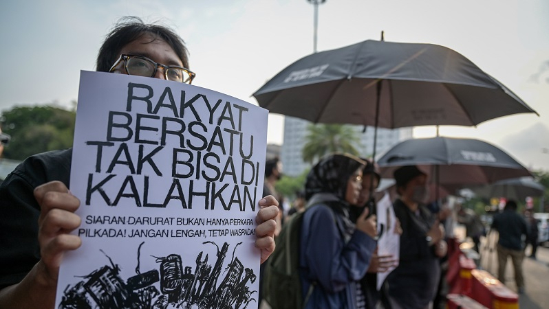 Aktivis '98 Serukan Jangan Pilih Calon yang Diusung Prabowo dan Jokowi di Pilkada
