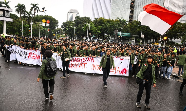 Istana Tawari Mahasiswa Dialog Soal Tuntutan Indonesia Gelap