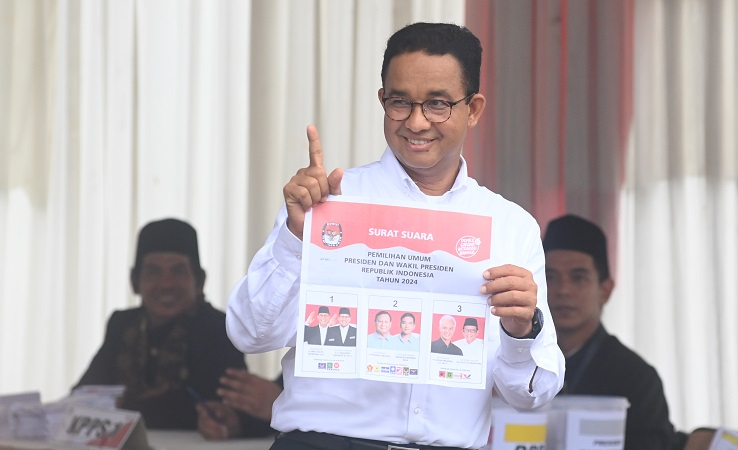 Pasangan AMIN Menang Telak di TPS Anies