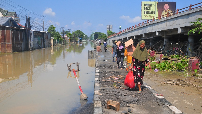 Banjir Demak Mulai Surut, Pengungsi Tinggal 1.500 Orang