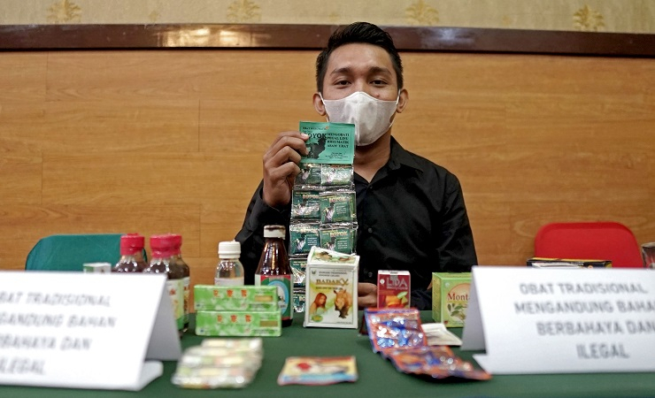 BPOM Temukan Ratusan Obat Tradisonal dan Vitamin Berbahaya Senilai Rp27 Miliar