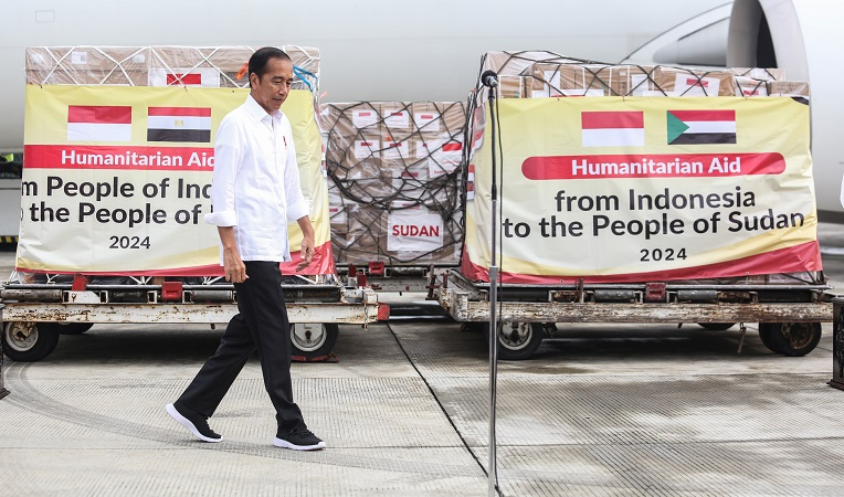 Lepas Bantuan ke Palestina, Jokowi: Kita Ingin Perang Dihentikan!
