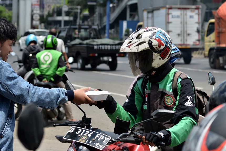 Ojol Minta Rp100 Ribu per Hari, Bila PSBB Larang Angkut Penumpang