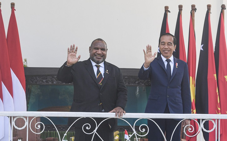 Jokowi Bertemu PM Papua Nugini, Perkuat Kerja Sama Keamanan