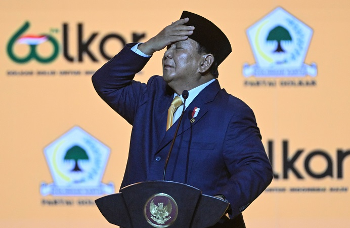 Prabowo Singgung Pengamat Suka Nyinyir di 100 Hari Pemerintahannya