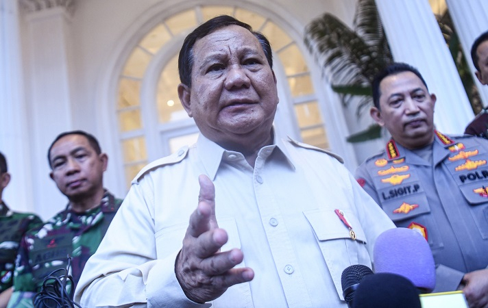 Prabowo Saat Rapim TNI-Polri: Jangan Arogan, Pangkat dari Rakyat