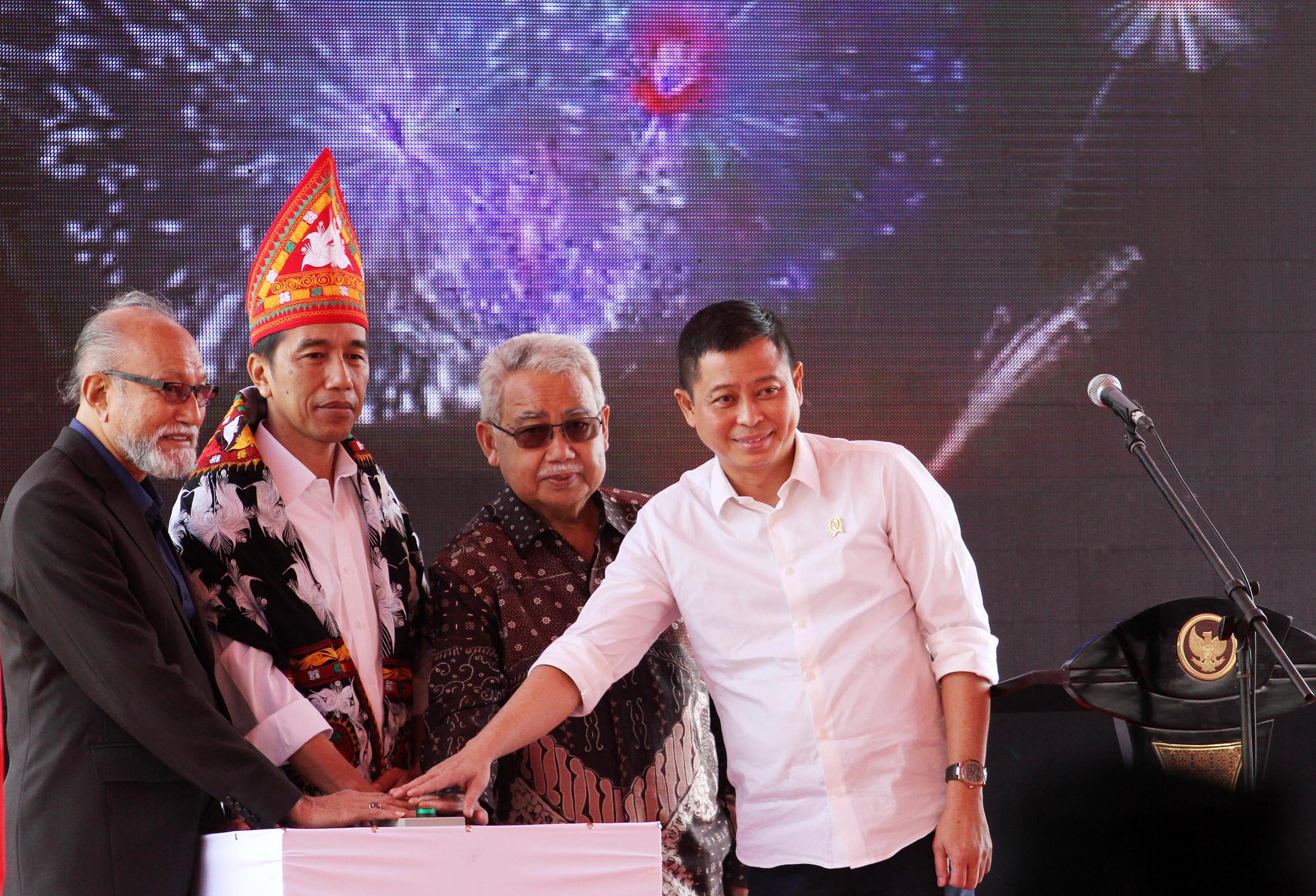 Presiden Resmikan Bandara Rembele di Bener Meriah