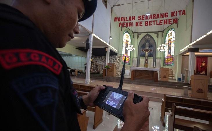Misa Natal, Polisi Pasang Face Recognition di Beberapa Gereja DIY