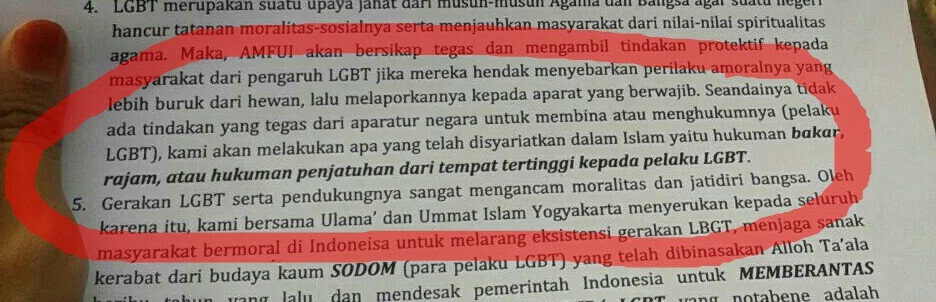 Polisi Yogya Didesak Tindak Penyebar Kebencian pada LGBT