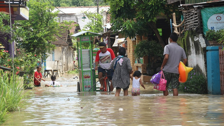 Bengawan Solo Meluap, 20 Desa di Bojonegoro dan Lahan Pertanian Terendam